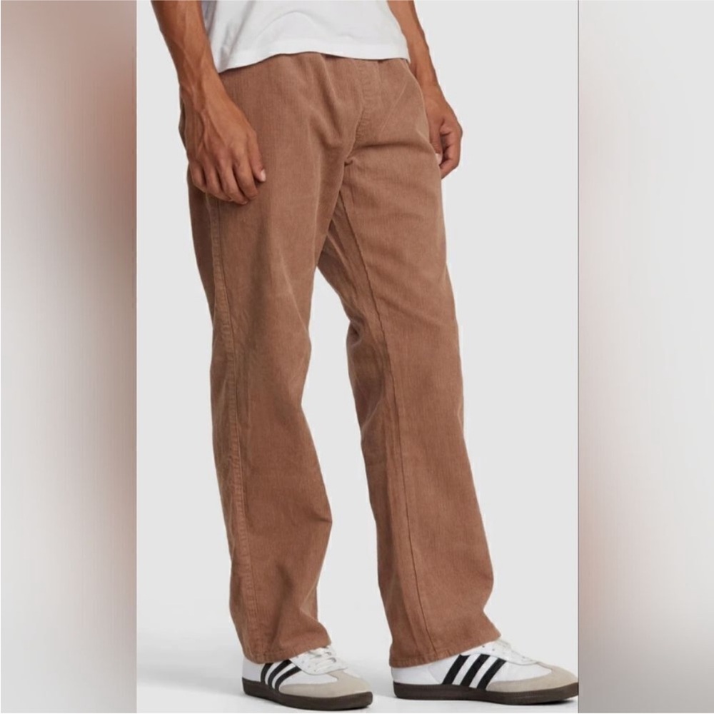 RVCA NWT Americana Elastic Cord Pants - Picture 2 of 5
